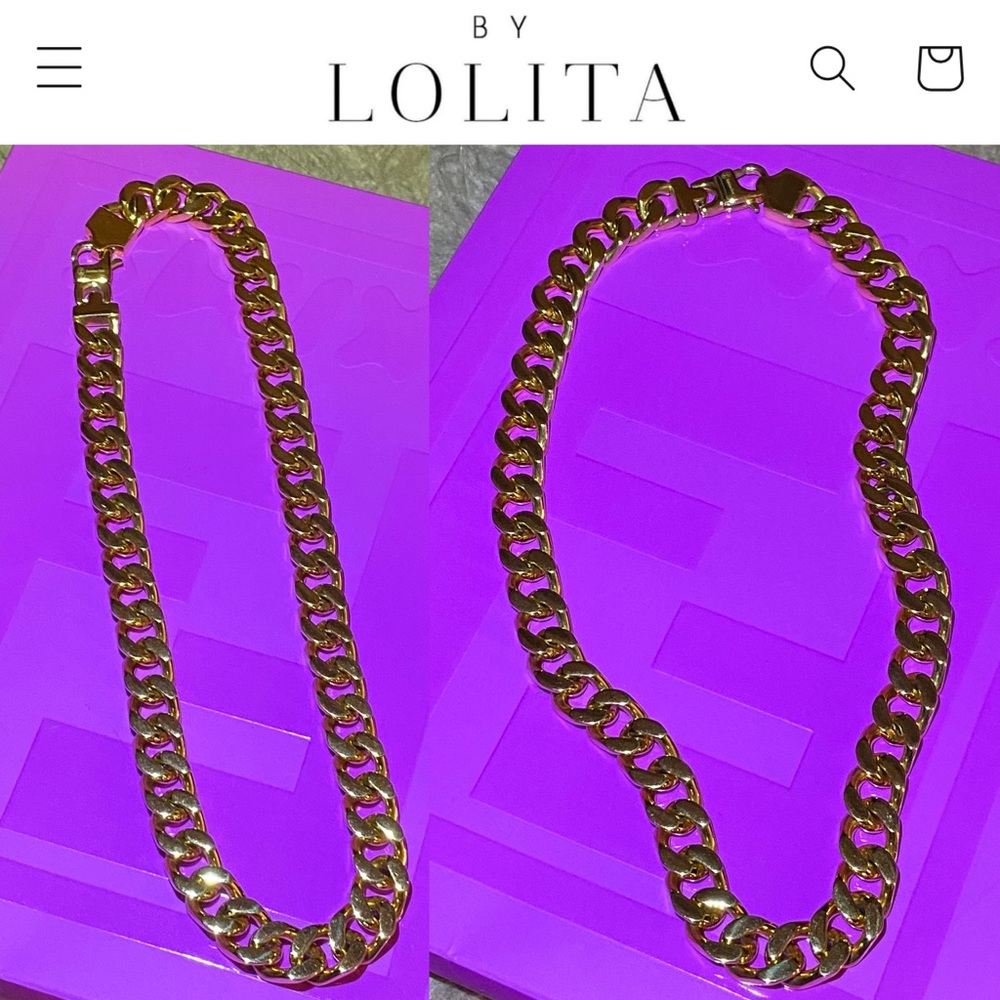 BY LOLITA CUBAN LINK NECKLACE đź’• - Picture 5 of 5